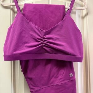 Fabletics workout set sports Bralette & Leggings Set